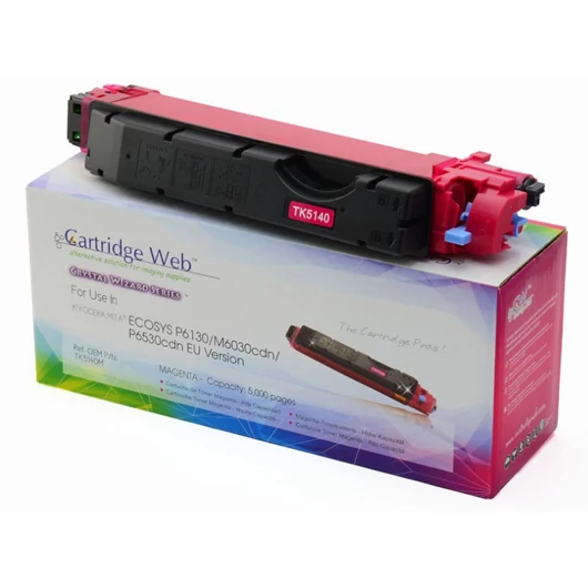 KYOCERA TK5140M Toner Magenta CHIPPES CartridgeWeb (For use) Cartridge WEB