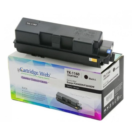 KYOCERA TK1160 Toner CHIPPES CartridgeWeb (For use) Cartridge WEB