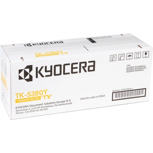 Kyocera TK-5380 Toner Yellow 10.000 oldal kapacitás Kyocera