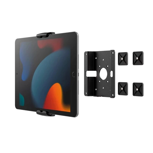 UNIVERSAL IPAD / TABLET HOLDER GLASS MOUNT BLACK