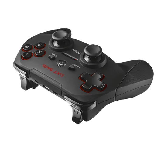 Trust Gamepad Vezeték Nélküli - GXT545 (c.sz:20491; Playstation design; fekete; PC és PS3 kompatibilis.)