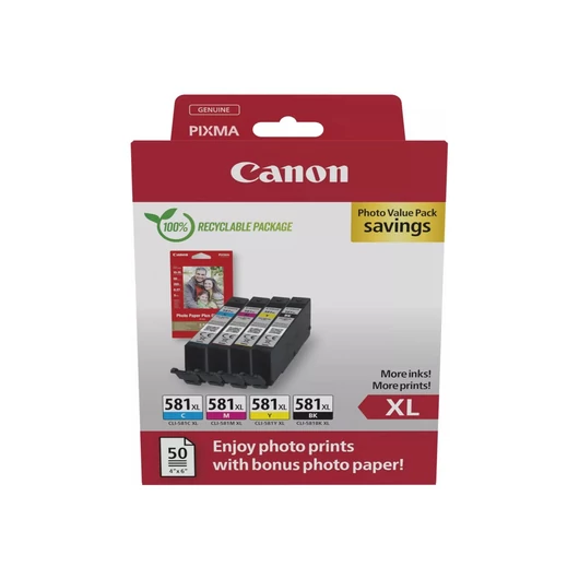 Canon CLI-581XL Tintapatron Multipack Photo 4x8,3ml Canon