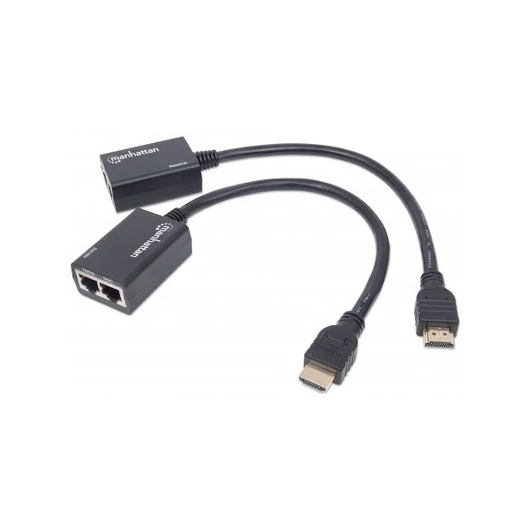 Manhattan Extender - HDMI - Cat5e / 6 Hosszabbító, 30 m-ig 1080p