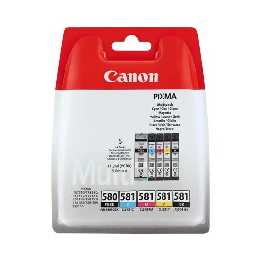 Canon PGI-580BK/CLI-581 BK/C/M/Y patron multipack  (2078C005)