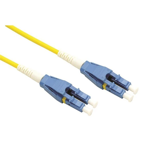LWL-KABEL.SINGLE MODE 9/125.OS2 LC/LC.GELB.0.5M