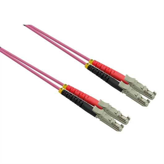 LWL-KABEL 50/125.OM4.DUPLEX LSH/LSH.LSOH.VIOLETT.10M