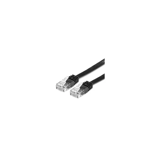 UTP PATCHCORD CAT6/CL. FLACH SCHWARZ.1.5M