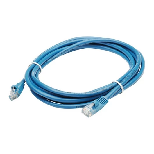 OEM RJ45 CAT6 UTP M / M adatkábel 10m LSOH kék