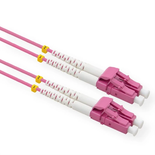 LWL-KABEL 50/125.OM4.LC/LC LOW-L-ST..VIOLETT.15M