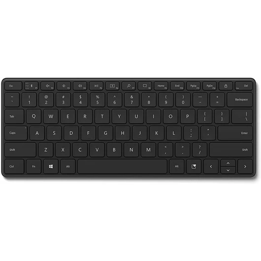 Microsoft Designer Compact vezeték nélküli billentyűzet, magyar kiosztás, fekete