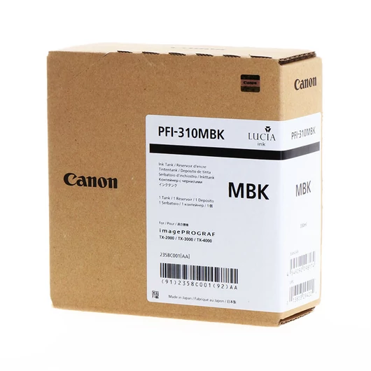Canon PFI-310 Cartridge Matt Bk 330ml Canon