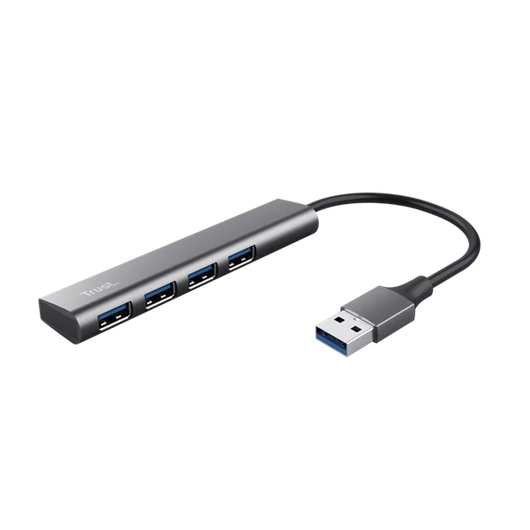 Trust USB Hub - Halyx (USB; 4port USB3.2; aluminium)