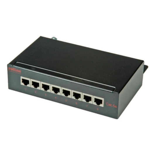 PATCHPANEL KAT5E/KL.D8 PORTS GESCHIRMT SW