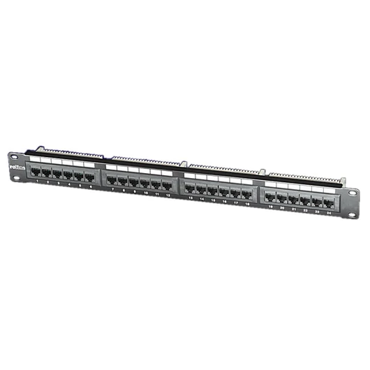 19PATCHPANEL KAT5E/KL.D24 PORTS UNGESCHIRMT SW