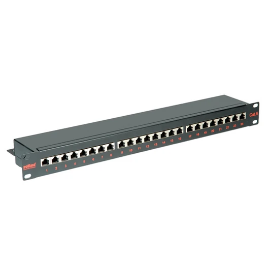 19INPATCHPANEL KAT6/KL.E24 PORTS GESCHIRMT SW