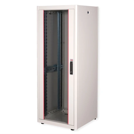 19IN NETZW.SCHRANK BASIC 32 600X600 BXT GLASTUER GRAU