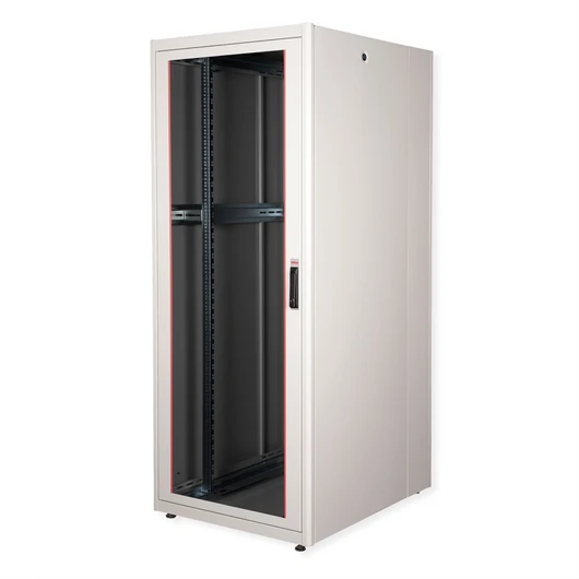 19IN NETZW.SCHRANK BASIC 42 800X1000 BXT GLASTUER GRAU