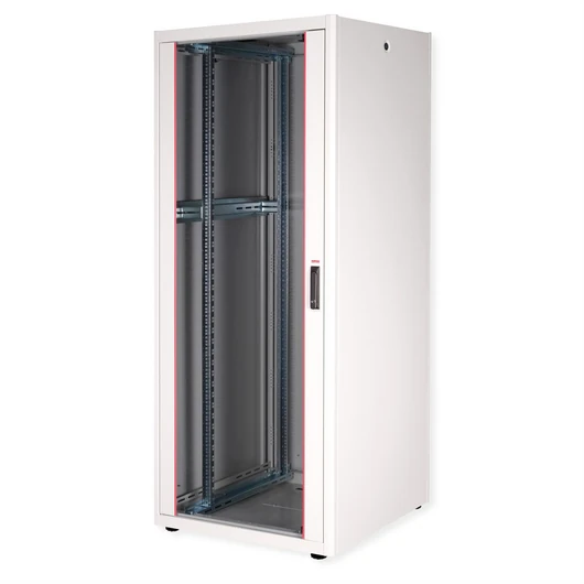19IN NETZW.SCHRANK BASIC 42 800X800 BXT GLASTUER GRAU