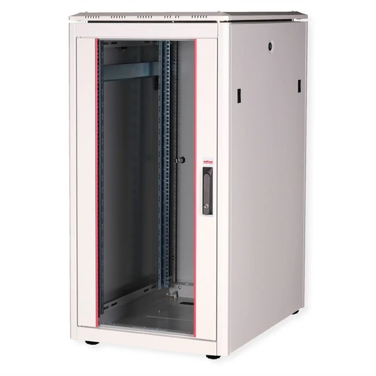 19IN NETZW.SCHRANK PRO 22 HE 600X800 BXT GLASTUER GRAU