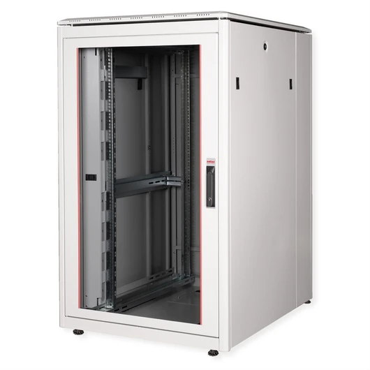 19IN NETZW.SCHRANK PRO 26 HE 800X1000 BXT GLASTUER GRAU