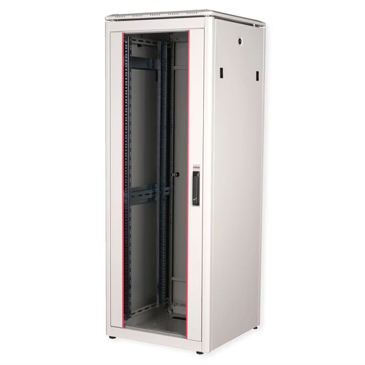 19IN NETZW.SCHRANK PRO 32 HE 600X600 BXT GLASTUER GRAU