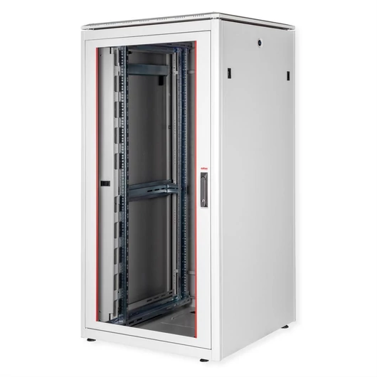19IN NETZW.SCHRANK PRO 32 HE 800X800 BXT GLASTUER GRAU