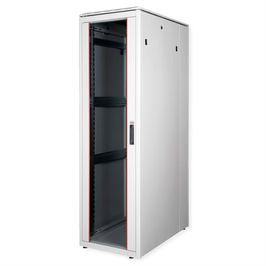 19IN NETZW.SCHRANK PRO 42 HE 600X1000 BXT GLASTUER GRAU