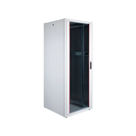 19IN NETZW.SCHRANK PRO 42 HE 800X800 BXT GLASTUER GRAU