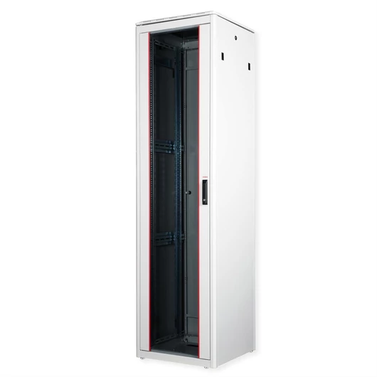 19IN NETZW.SCHRANK PRO 47 HE 600X600 BXT GLASTUER GRAU