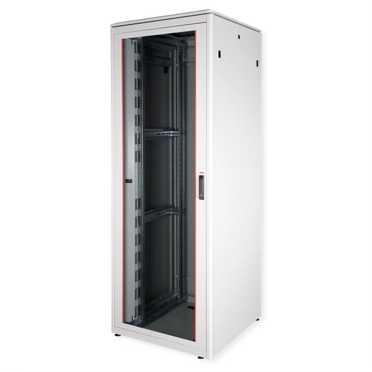 19IN NETZW.SCHRANK PRO 47 HE 800X800 BXT GLASTUER GRAU