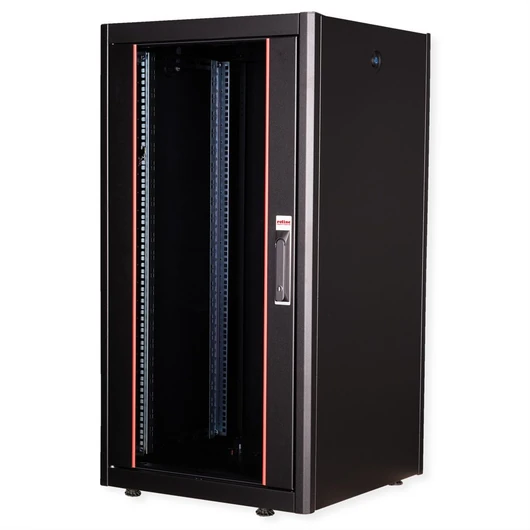 19IN NETZW.SCHRANK BASIC 22 600X600 BXT GLASTUER SW
