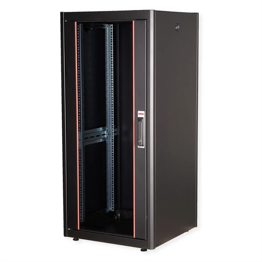 19IN NETZW.SCHRANK BASIC 26 600X600 BXT GLASTUER SW