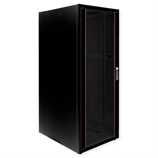 19IN NETZW.SCHRANK BASIC 42 800X1000 BXT GLASTUER SW