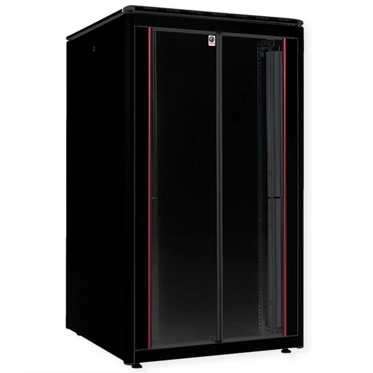 19IN NETZW.SCHRANK PRO 26 HE 800X800 BXT GLASTUER SW