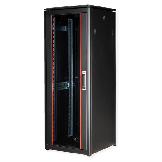 19IN NETZW.SCHRANK PRO 32 HE 600X600 BXT GLASTUER SW
