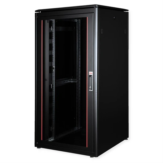 19IN NETZW.SCHRANK PRO 32 HE 800X800 BXT GLASTUER SW