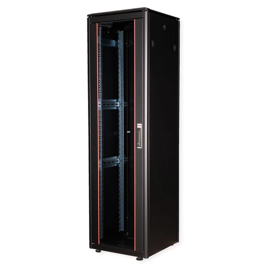 19IN NETZW.SCHRANK PRO 42 HE 600X600 BXT GLASTUER SW