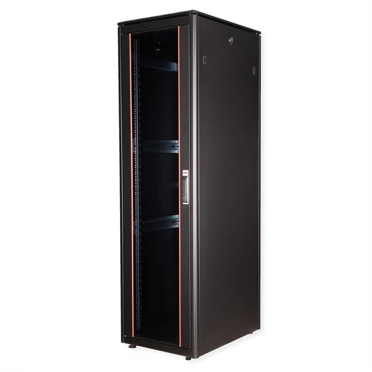 19IN NETZW.SCHRANK PRO 42 HE 600X800 BXT GLASTUER SW