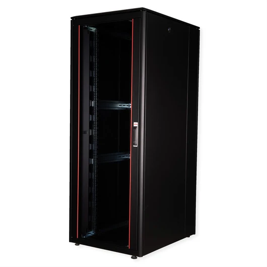 19IN NETZW.SCHRANK PRO 42 HE 800X1000 BXT GLASTUER SW