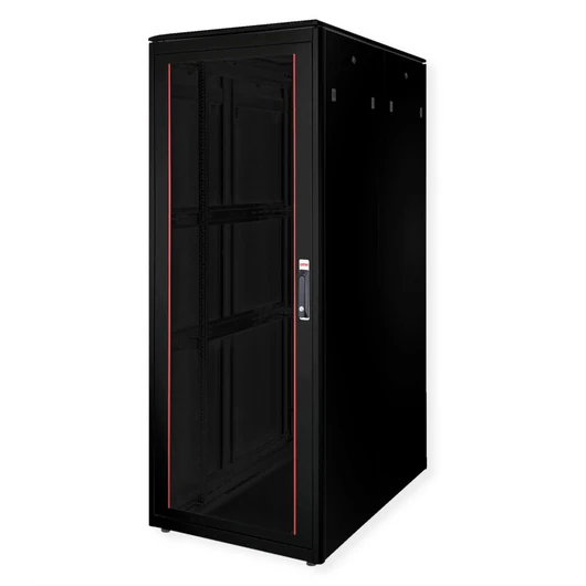 19IN NETZW.SCHRANK PRO 42 HE 800X1200 BXT GLASTUER SW