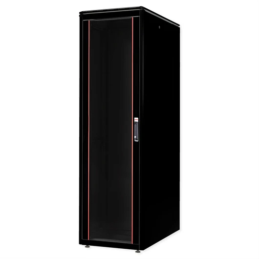 19IN NETZW.SCHRANK PRO 47 HE 600X1000 BXT GLASTUER SW
