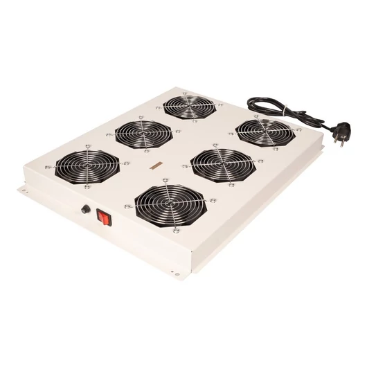 ROLINE 19-INCH ROOF FAN UNIT WITH 6 FANS ON/OFF FOR SERVER CA