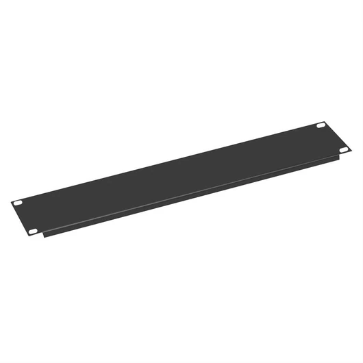 19IN BLANK PANEL 2U BLACK