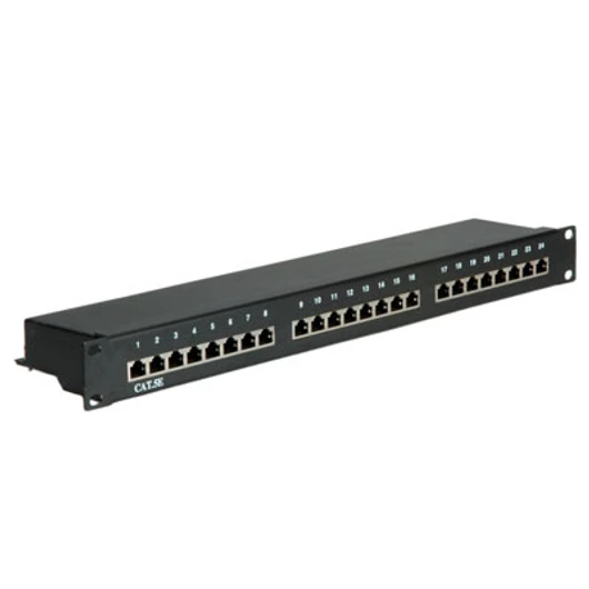 19INPATCHPANEL KAT5E/KL.D24 PORTS GESCHIRMT SW