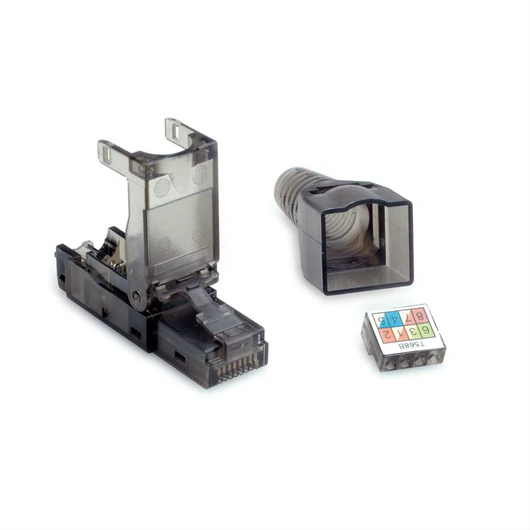 FELDKONFEKTIONIERBARER RJ45 ST KAT6A UTP