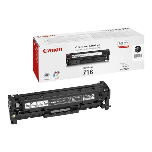 CANON 718 toner cartridge black standard capacity 3.400 pages 1-pack