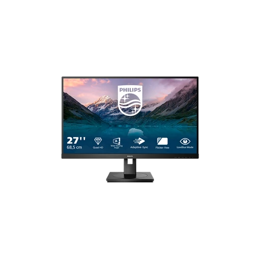 PHILIPS VA monitor 27" 275S9JML, 2560x1440, 16:9, 300cd / m2, 4ms, HDMI / DisplayPort / 3xUSB, Pivot, hangszóró