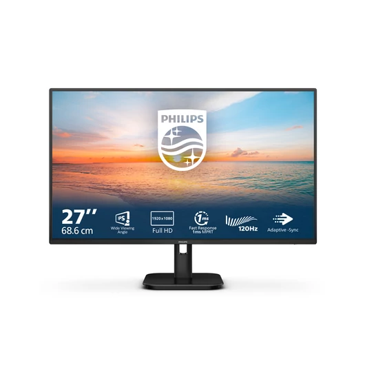 Tapasztalja meg a hatékonyságot Full HD felbontásban. Ez a monitor olyan nélkülözhetetlen munkahelyi funkciókkal rendelkezik, mint például a LowBlue üzemmód a szem védelme érdekében, az IPS LED széles betekintési szög technológia a kiváló minőségű látvány