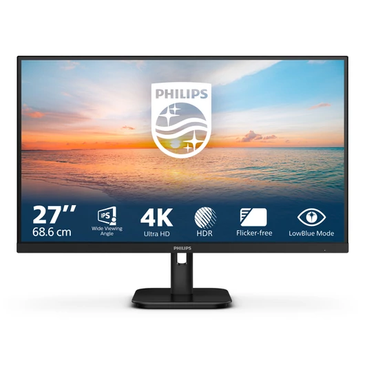 E monitor segítségével minden feladatot 4K minőségben tekinthet meg, vagyis minden kép hihetetlen élességgel jelenik meg. Ráadásul az IPS-panele és a HDR minőségű képei révén ez a monitor kiválóan alkalmas bármilyen feladathoz.