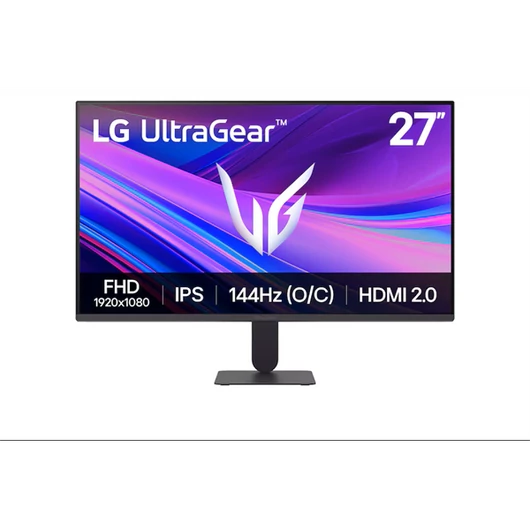 LG Monitor 27" Gamer - 27G411A-B (IPS; 16:9; 1920x1080; 120Hz; 5ms; 250cd; HDMI; DP; FreeSync; G-sync; HDR10)